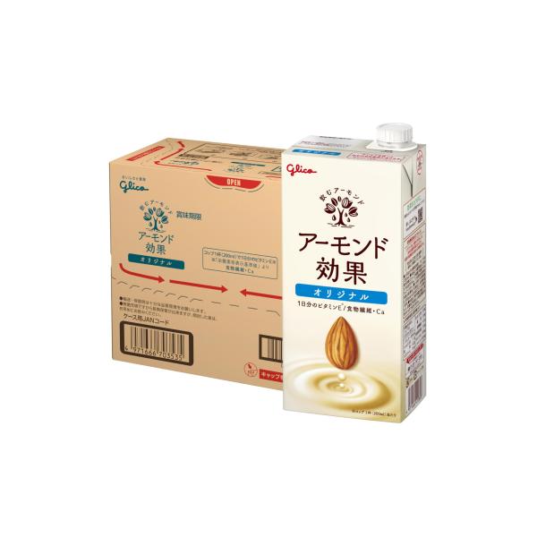 他サイト： アーモンド効果 オリジナル 1000ml×6本 江崎グリコ 常温保存可能 ビタミンE 食の商品画像