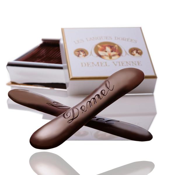 他サイト： デメル DEMEL ソリッドチョコ猫ラベル ヘーゼルナッツ チョコレート お菓子 高級の商品画像