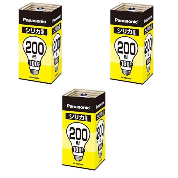 パナソニック(Panasonic) シリカ電球200形 LW100V200W : スター