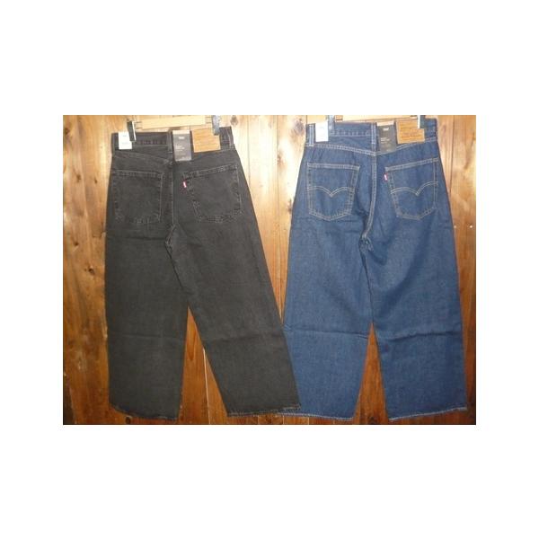 Ｌｅｖｉ’ｓリーバイス 0081B -0000 -0001 BAGGY WIDE LEG バギー ワイド レッグ パンツ ジーンズ デニム ワイド パンツ 綿100％ ビッグE 革パッチ プレミアム