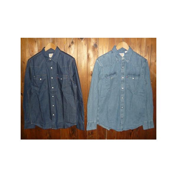 Ｌｅｖｉ’ｓリーバイス 85744 -0000 -0125 DENIM WESTERN SHIRT デニム ウエスタン シャツ 長袖 レギュラーフィット 綿100% レッドタブ スナップボタン ヨーク