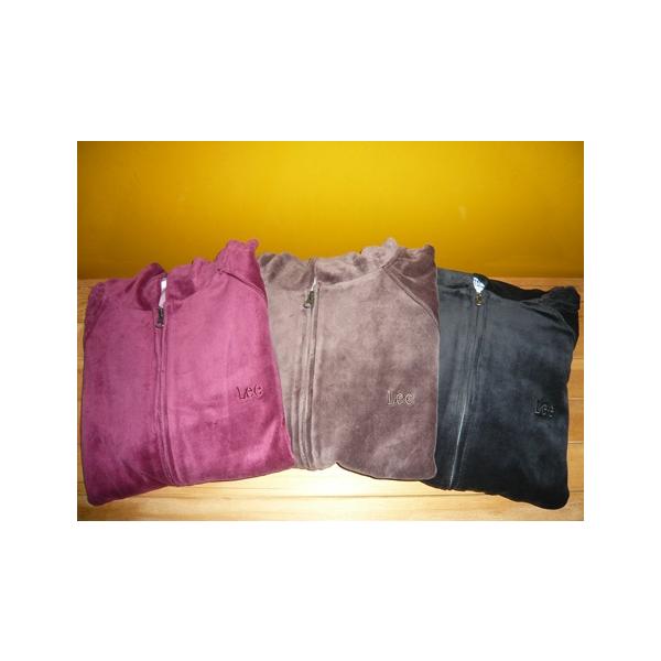 Ｌｅｅリー LT3216-131 -168 -175 VELOUR ZIP UP HOODIE ベロア ジップアップ フーディー 左胸Leeロゴ刺繍 ダブルジップ パーカー ユニセックス