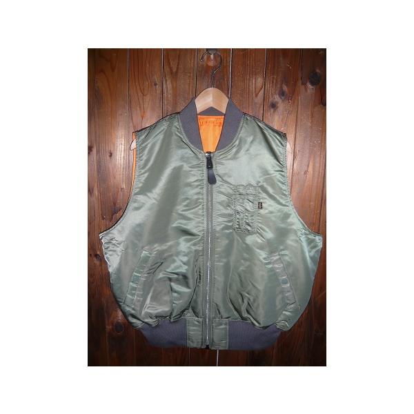 ＡＬＰＨＡアルファ TA0692-003 MA-1 VEST エムエーワン ベスト ヘビーツイルナイロン素材 リバーシブル 中綿入り ユニセックス