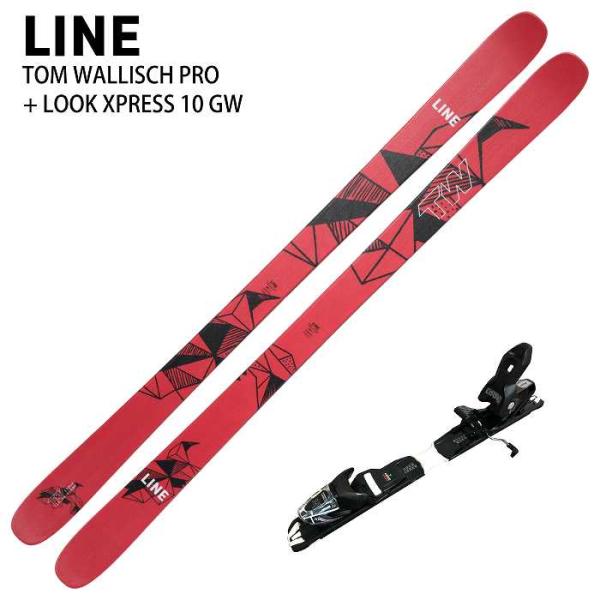 旧モデル [スキー2点セット] ライン スキー板 2025 LINE TOM WALLISCH PRO + LOOK XPRESS 10 GW ブーツサイズ調整可能 ビンディングセット 24-25 旧モデル [スキー2点セット] ライン スキー板 2025 LINE TOM WALLISCH