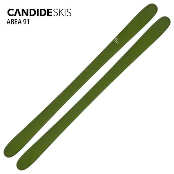 特典付]キャンディッド スキー板 2027 CANDIDE SKIS AREA 91 エリア