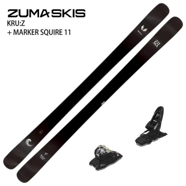 ZUMA 1st、175cm、（金具付き）SQUIRE 11、新品・未使用 スワロー [特典付][スキー2点セット]ツマ スキー板 2027 ZUMA KRU:Z +