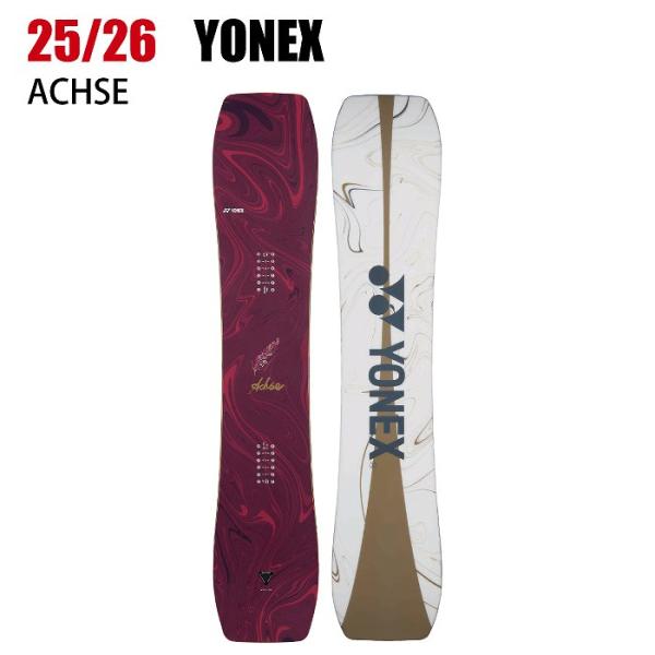 [商品名] 2025/2026 YONEX ACHSE[サイズ] 138/141/144/147/150/153/156[カテゴリ] フリースタイル/グラトリ/ラントリ/パーク力強い POP 力と安定性の高さで高難度グラトリを可能にする軽量...