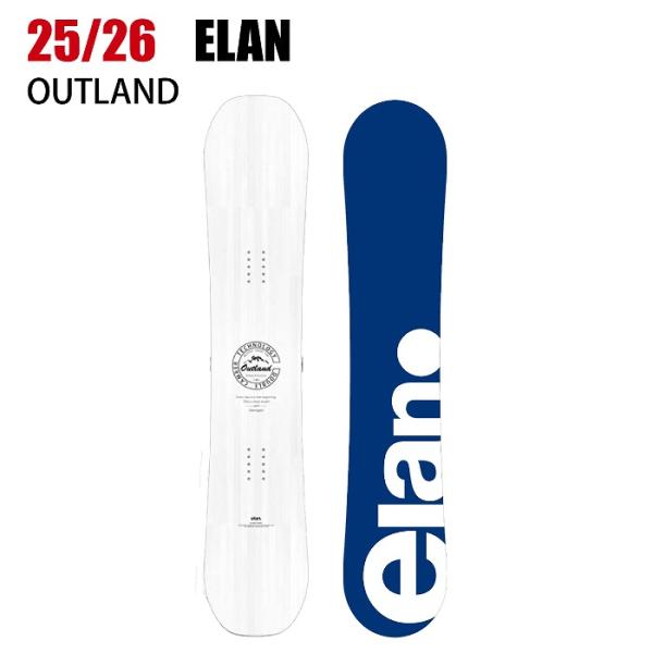 2026 ELAN エラン OUTLAND WHITE アウトランド 25-26 ボード板 スノーボードST