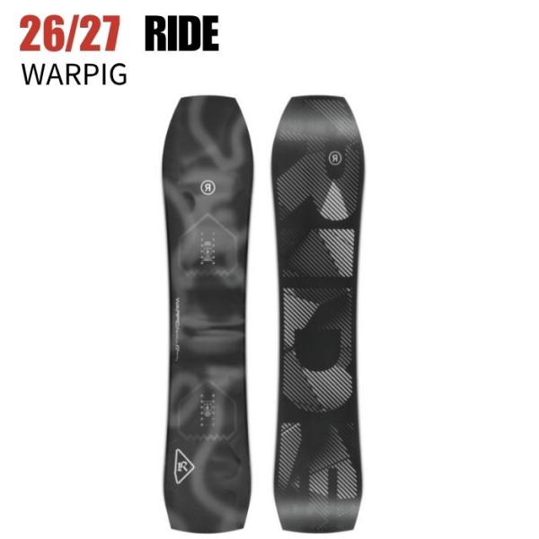 2027 RIDE ライド WARPIG ワーピグ 26-27 ボード板 スノーボードST