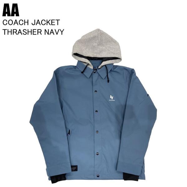 AA ダブルエー 72125302 COACH JACKET コーチジャケット THRASHER NAVY