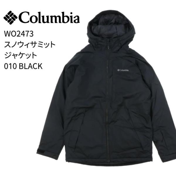 COLUMBIA コロンビア WO2473 スノウィサミットジャケット 010 BLACK メンズ レディース 防水 スノーボード スノーウエア 26-27ST