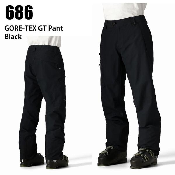 【新品未使用】686 パンツ GORE-TEX GT PANT M2W203 S 686 シックスエイトシックス M2W203 GORE-TEX GT PANT BLACK 24-25