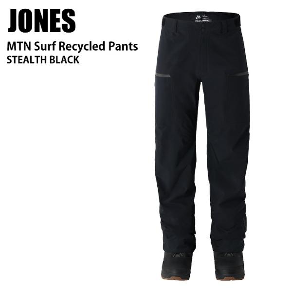 JONES ジョーンズ MTN MTN Surf Recycled PT BLACK 24-25 ウエア メンズ パンツ スノーボード stadiummorispo_00302022527576