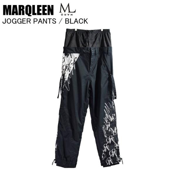 MARQLEEN マークリーン MQ06503 JOGGER PANTS ジョガーパンツ 990 black スノーボードウェア パンツ マークリーンウェア 25-26 MARQLEEN マークリーン MQ06503 JOGGER PANTS ジョガーパンツ 990