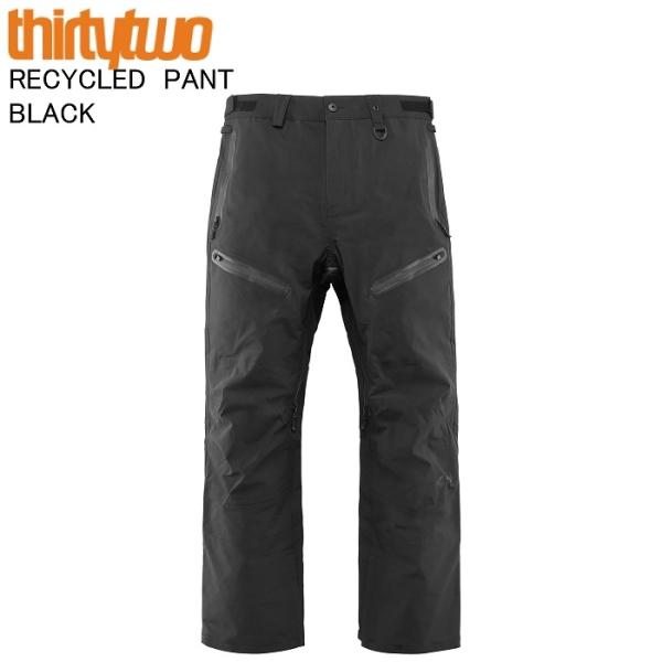 THIRTYTWO サーティーツー TM-3 RECYCLED PANT BLACK スノーボードウェア スノーボード ウェア パンツ 32ウェア スノボ 25-26 THIRTYTWO サーティーツー TM-3 RECYCLED PANT BLACK スノーボード