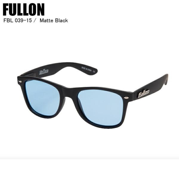 FULLON  フローン  FBL039-15  Matte Black  Light Blue 偏光  　偏光レンズ　おしゃれ　UVカット　ギフト　サングラスST