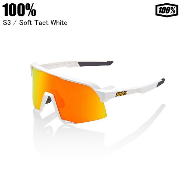 100% ワンハンドレッド S3 エススリー SOFT TACT WHITE 60005-00009