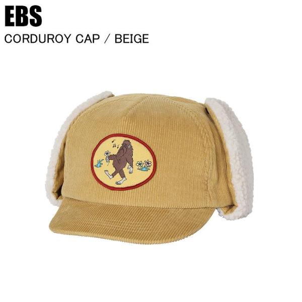 耳当て付きであたたかいコーデュロイキャップ！・あたたかみを感じるコーデュロイ素材。・後ろ側のスナップボタンでサイズ調節が可能。・耳当て部にボアを使用し、しっかり保温。
