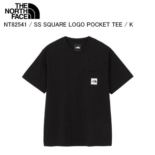 THE NORTH FACE ノースフェイス NT82541 S/S SQ LG POCKET T K ブラック 半袖 Tシャツ トップス ノースフェイスTシャツST 爆買