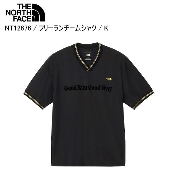 THE NORTH FACE ノースフェイス NT12692 S/S Free Run Team Shirt K ランニングウェア 半袖 ウォーキング ハイキングST