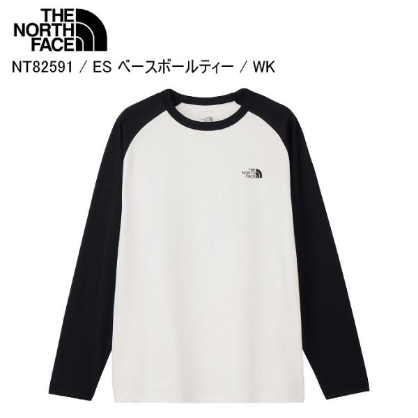 THE NORTH FACE ノースフェイス NT82591 L/S ES Baseball Tee ベースボールティ￥ WK 長袖 ロンT ロンティー TシャツST