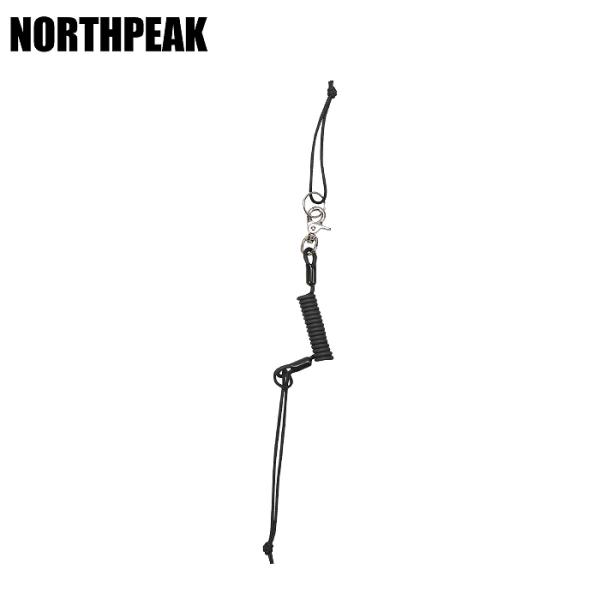 NORTHPEAK ノースピーク LEASH CORD リーシュコードBK(MAT) NP-3345 スノーボード 流れ止め 板流れ防止ST