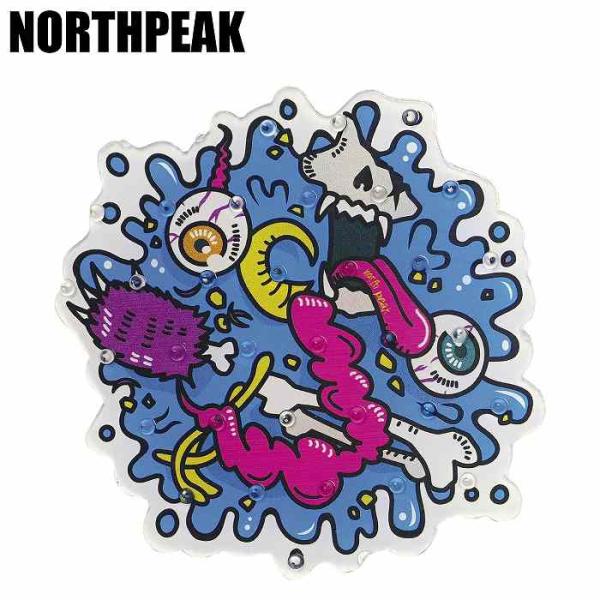 NORTHPEAK ノースピーク DECK PAD(MONSTER) BL NP-3330 スノーボード デッキパッド 滑り止め 足置きST