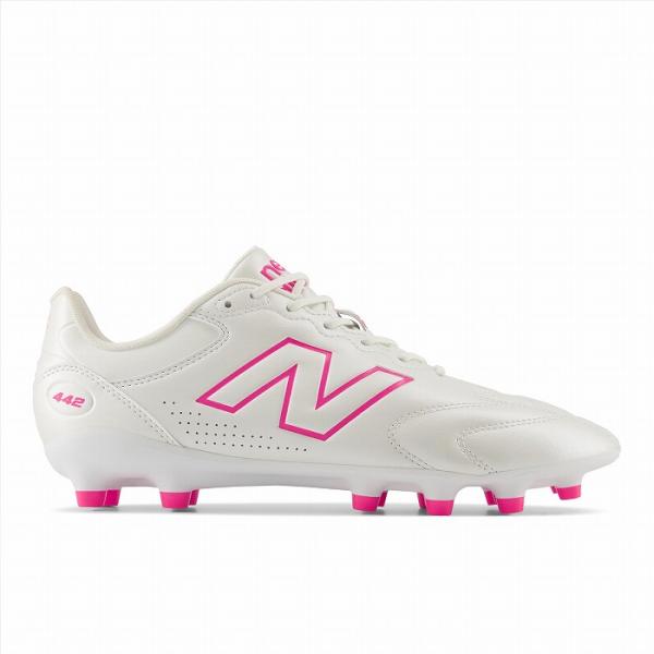 NEWBALANCE ニューバランス 442 TEAM HG/AG V3(ホワイト×ピンク) U43H60L2E WHITE/PINK サッカー スパイクST 爆買