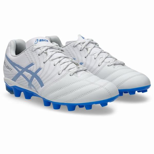 asics サッカー スパイク ライトブルー ASICS（アシックス） DS LIGHT JR GS(ホワイト×エレクトリックブルー