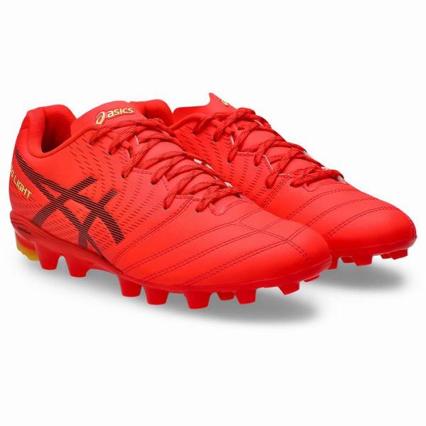 ASICS アシックス DS LIGHT JR GS(フラッシュレッド×ブラック) 1104A054 600 サッカー ジュニア スパイク DSライトST