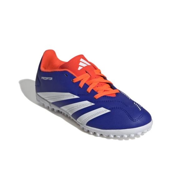 ADIDAS アディダス キッズ PREDATOR CLUB L TF ID3428 ルシッドブルー×フットウェアホワイト×ソーラーレッド サッカー ジュニアトレーニングST