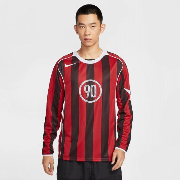 インテル 04-05 サッカーシャツT90 長袖 NIKE ブルガリア NIKE（ナイキ） DF T90 エナジー 5 L/S トップ(レッド) IM6314 687
