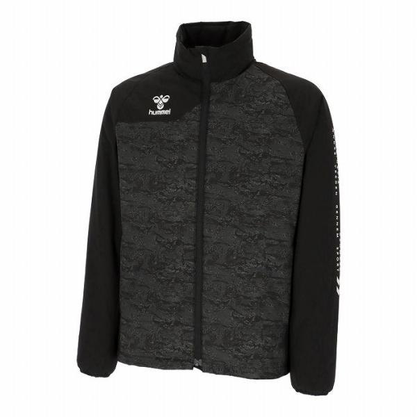 HUMMEL ヒュンメル パデットサーモジャケット(ブラック) HAW2192 90 ウィンドジャケット 中綿 防寒 hummel（ヒュンメル） パデットサーモジャケット(ブラック) HAW2192 90