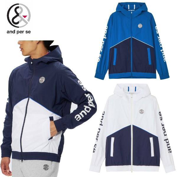 40％OFF！セール　アンパスィ/and per se(秋冬モデル！)エアジャスター切替ブルゾン（メンズ）アンパスィ / ゴルフウェア /長袖/シンプル/ジャンバーamf1105g2