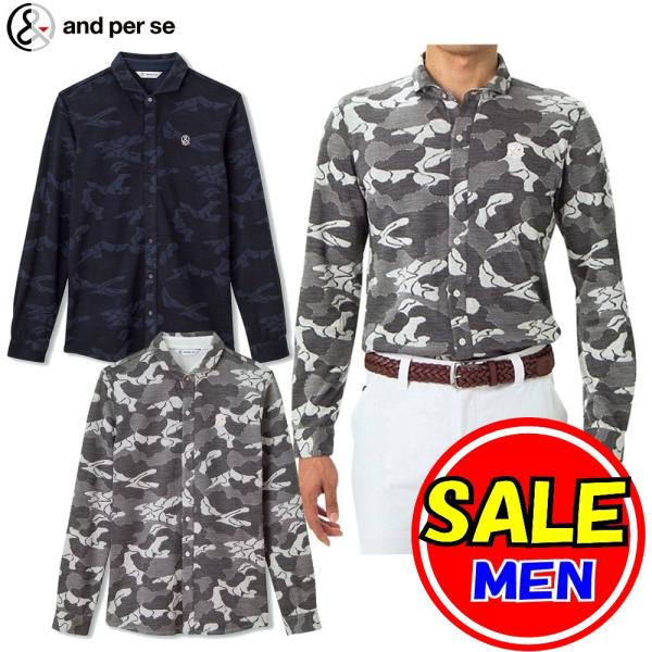 40％OFF！セール】アンパスィ/and per se(秋冬モデル！) 長袖シャツ