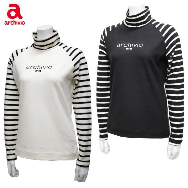 40％OFF！セール！】アルチビオ archivio ボーダー ハイネック プル