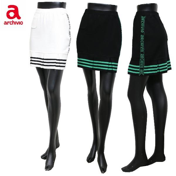 【新品未使用】ARCHIVIOアルチビオ　ゴルフスカート 新品】ARCHIVIO アルチビオ 裏地付 ストレッチスカート レッド系 40