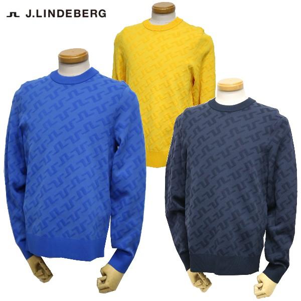 J.LINDEBERG ジェイリンドバーグ クルーネックセーター サイズL 50％OFF！セール！ J.リンドバーグ / J.LINDEBERG （ジェイ