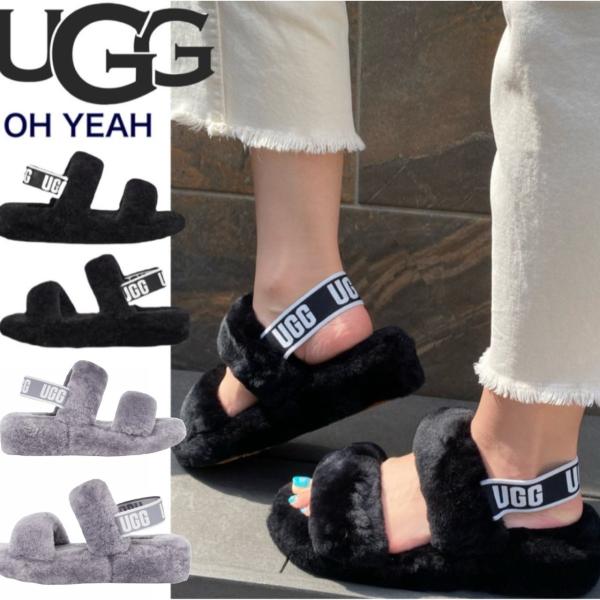 アグ サンダル ストラップ 1107953 オー イヤー ファー モコモコ ...