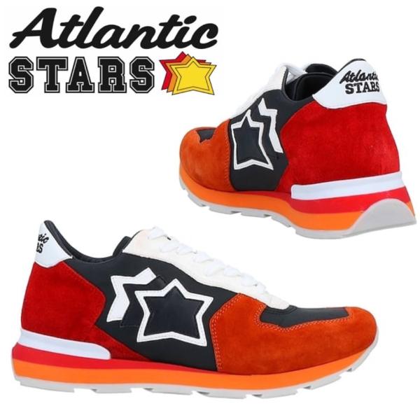 アトランティックスターズ Atlantic STARS シューズ スニーカー メンズ レッド スタープリント 靴 ATLANTIC STARS ANTAR JNNF BT85