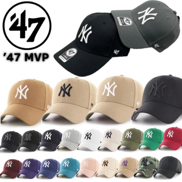■ブランド/ '47BRAND YANKEES MVP■サイズ/ONESIZE(ワンサイズ)■寸法/頭周り約55cm-61cmツバ約7cm ＊多少の誤差ご了承下さい■カラー1.ブラック2.ブラックxブラック3.カーキ4.カーキxホワイト5....