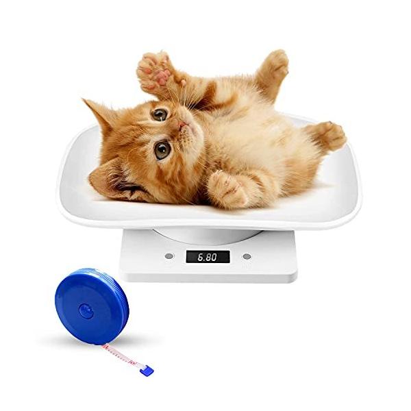 ?【小型ペット体重計】子猫、子犬、インコ、ハムスター、その他の小動物などの小型ペットの体重計です。?【電子はかり】読み取りやすい数字表示と明るいバックライト付きのディスプレイを使用しております。暗いところでも鮮明に読み取ることができます。?...
