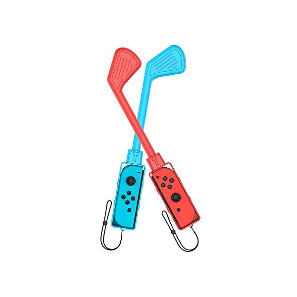 Uniraku マリオゴルフ スーパーラッシュ専用 ゴルフクラブ　Ｊｏｙ−Ｃｏｎゴルフクラブ for Nintendo Switch　簡単装着で臨場感