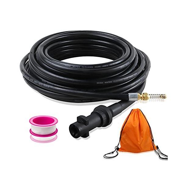 パイプクリーニングホース 逆噴射【塩ビパイプも排水槽も気軽に洗浄