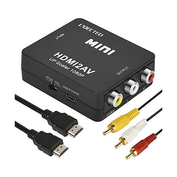 他サイト： L'QECTED HDMI to RCA 変換コンバーター HDMI to AV コンポジット変換 hdmi からrca 1080P 音声出力可 HDの商品画像