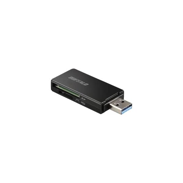 他サイト： BUFFALO USB3.0 microSD/SDカード専用カードリーダー ブラック BSCR27U3BKの商品画像