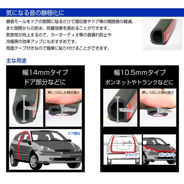 車用 D型モール 静音モール 風切り音防止 防音すきまテープ 1 5m Buyee Buyee 日本の通販商品 オークションの入札サポート 購入サポートサービス