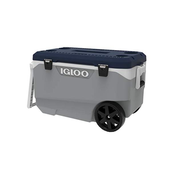 ハンドル キャスター付き クーラーボックス Igloo イグルー Maxcold 並行輸入品 マックスコールド 約56l Roller 60 Latitude 釣り用クーラーボックス 独創的 Razberi Net