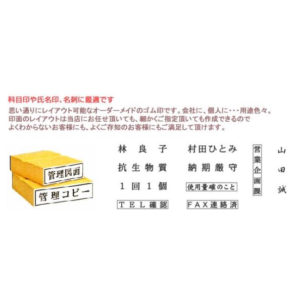ゴム印 氏名印 のべ木 別注品 角型 5 29mm 0529 Dejapan Bid And Buy Japan With 0 Commission