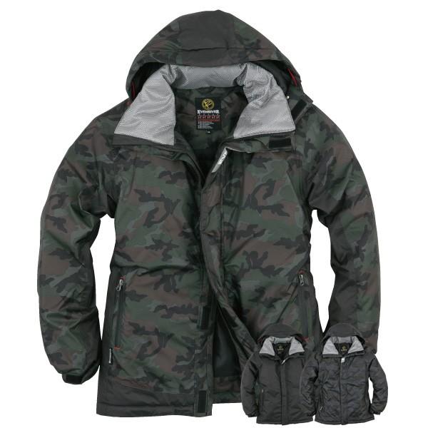 防寒着 防寒服 釣り バイク 秋 冬 作業着 作業服 イーブンリバー Evenriver 防水 防寒 上下組 迷彩 カモフラライトシェルスーツ M 03 Erm03 作業服専門店 ワーク キング 通販 Yahoo ショッピング